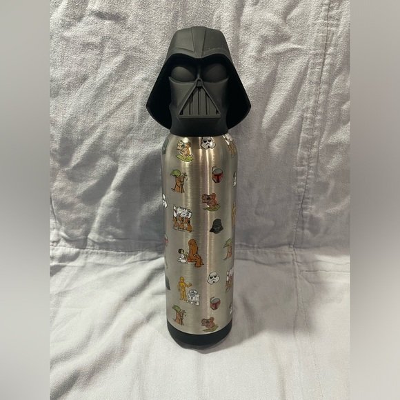 Disney Other - NEW Disney Star Wars Galaxy's Edge Darth Vader Head 17oz Steel Water Bottle